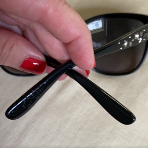 Jimmy Choo Chanty black star embellished sunglasses - Picture 6 of 7